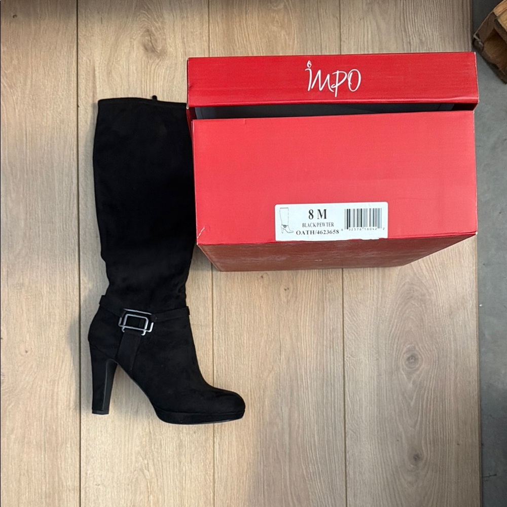IMPO Women's Black Knee-High Boots